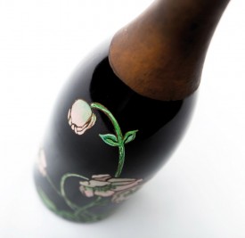 bottiglia originale di Belle Èpoque decorata dall’artista Emile Gallé