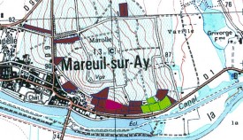 mappa del Clos des Goisses