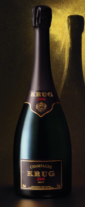 Bottiglia di Champagne Krug Brut 2000