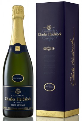 Champagne Brut Réserve Charles Heidsieck con l’habillage attuale