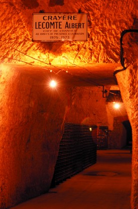 Foto delle cantine di Veuve Clicquot a Reims: