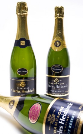 Bottiglie di Champagne Charles Heidsieck