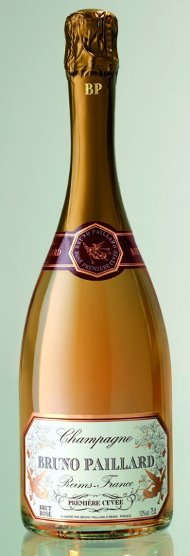 Bottiglia di Champagne Bruno Paillard, rosé.