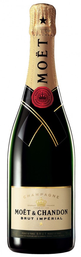 bottiglia di champagne moet chandon brut imperial