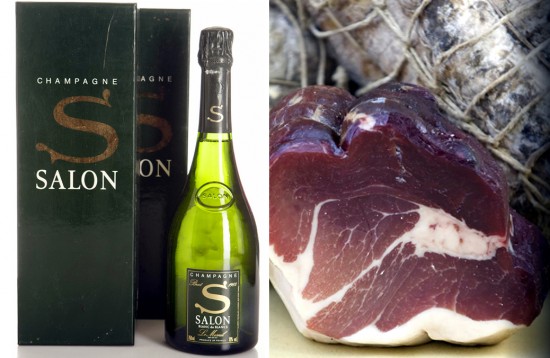 abbinamento champagne Salon 1982 e Culatello di Nera Parmigiana di Massimo Spigaroli