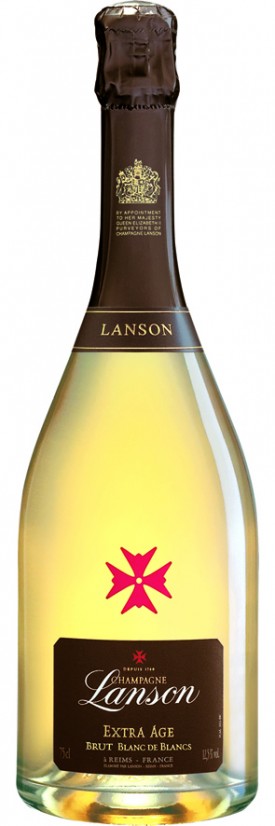 bottiglia di champagne lanson Extra Age