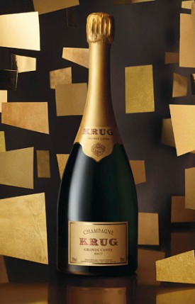 bottiglia di champagne Krug la Grande Cuvee