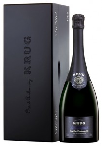 bottiglia di champagne krug clos d'ambonnay anno 1996