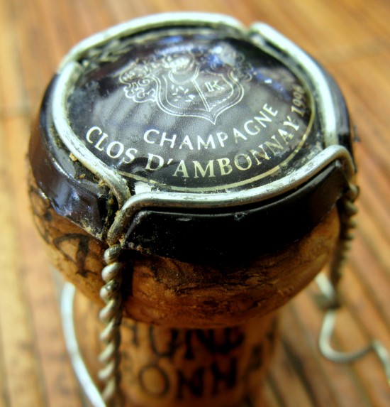 tappo di champagne krug clos d'ambonnay