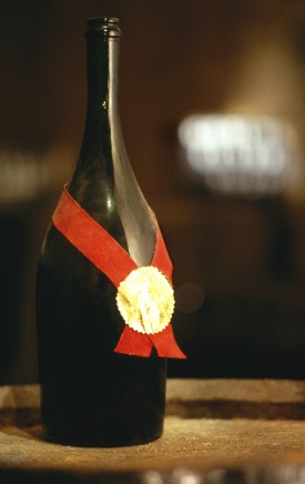 Storica bottiglia di champagne Cordon Rouge