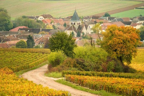 foto di villaggio nella champagne