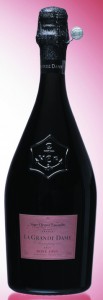 bottiglia di champagne La Grande Dame 1993 Brut Rosé