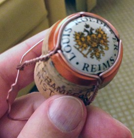 champagne cristal rosé 2005