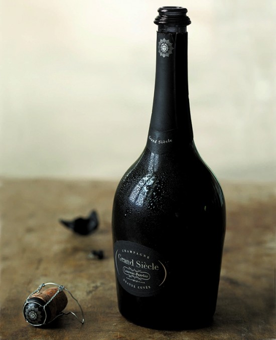 bottiglia di champagne Grand Siècle, cuvée de prestige di Laurent-Perrier