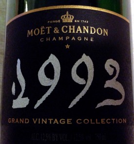 degustazione del Grand Vintage Collection 1993, champagne eccellente