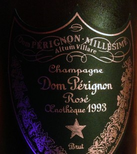 etichetta Dom Pérignon Œnothèque Rosé 1993