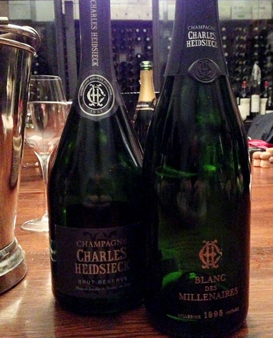 degustazione champagne Charles Heidsieck