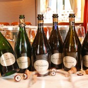 bottiglie di champagne per la verticale Henriot Cuvée des Enchanteleurs