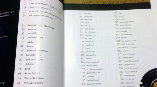 sommario guida grandi champagne di alberto lupetti