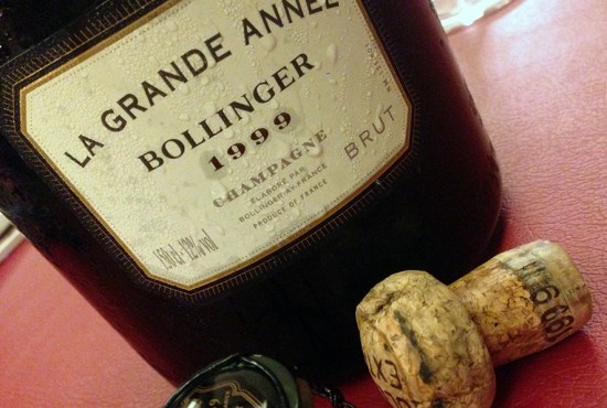 degustazione champagne bollinger la grande annee 1999