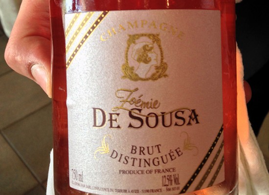 champagne De Sousa brut distinguée