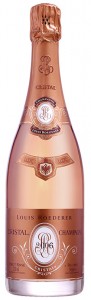 bottiglia di champagne cristal rosé 2006