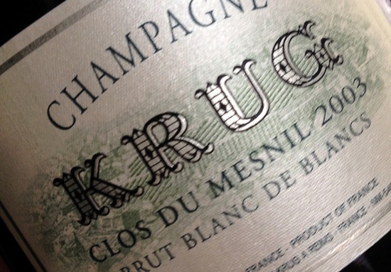 Clos du Mesnil 2003 100% Chardonnay