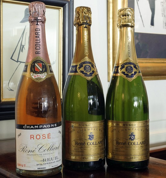 collard picard: due Brut (1976 e 1979) e un Rosé (1969)