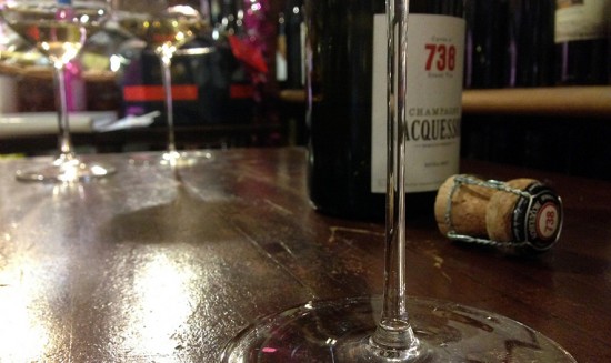 Cuvée 738 in degustazione