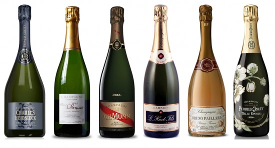 A tu per tu con lo champagne. Ecco le sei bottiglie in degustazione per la serata del 21 gennaio.