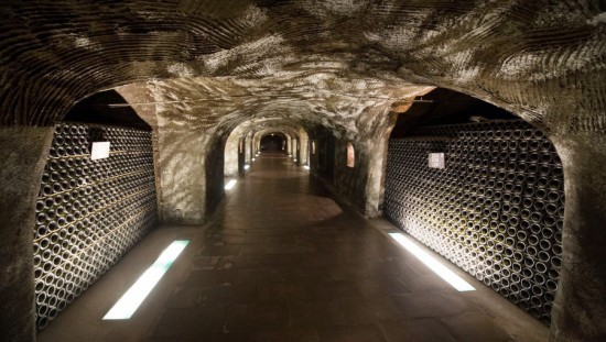 Cantine sotterranee Dom Pérignon