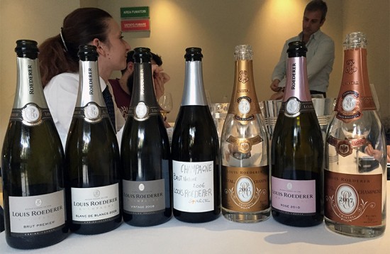 Degustazione champagne Louis Roederer