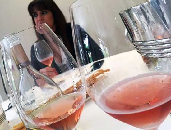 Degustazione champagne con Alessia Occhipinti e i bicchieri Riedel