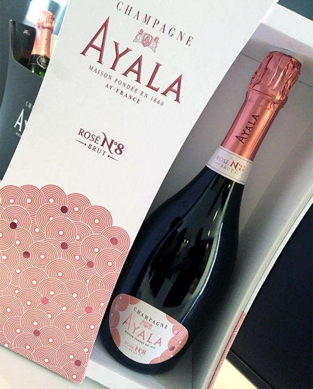 Confezione champagne Ayala Rosé n. 8