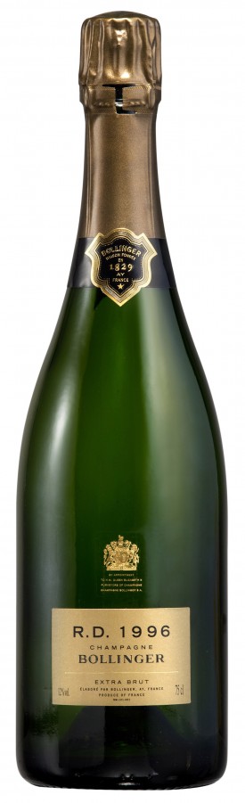 Bottiglia champagne Bollinger R.D. 1996