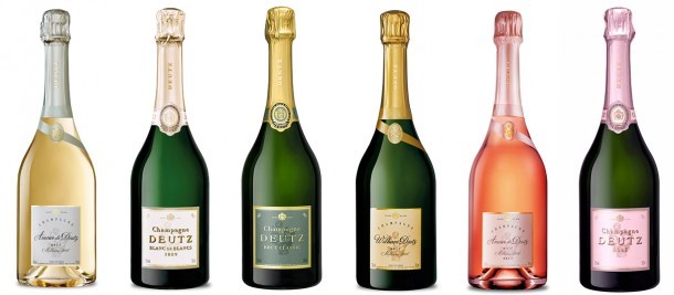 Bottiglie champagne per Masterclass Deutz