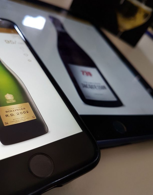 smartphone e iPad app guida grandi champagne