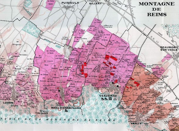 mappa vigneti Louis Roederer