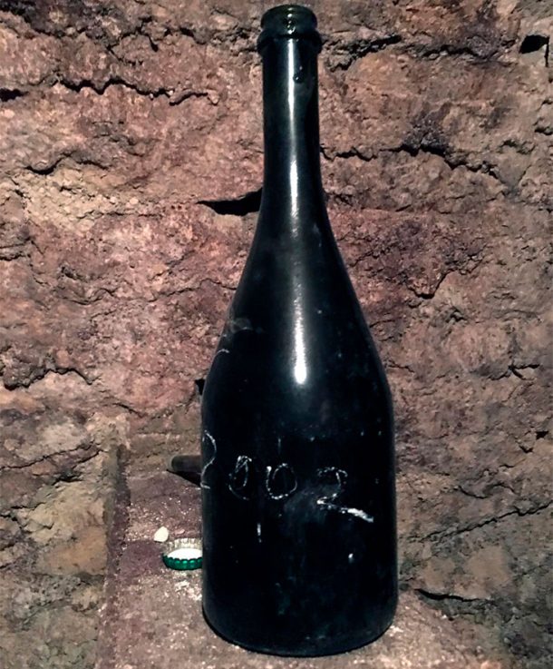 champagne De Sousa vecchia bottiglia 2002