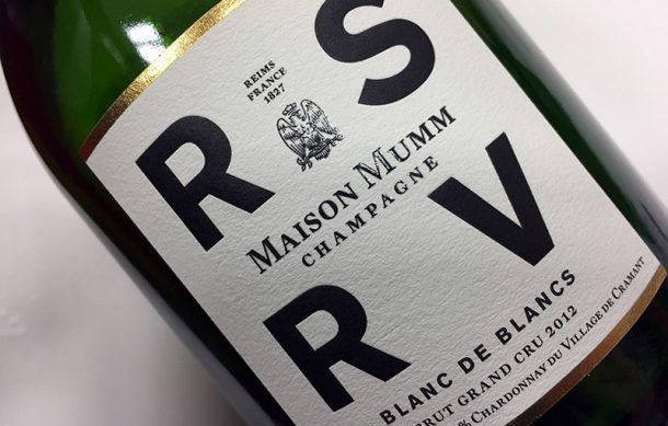 Mumm RSRV blanc de blancs 2012