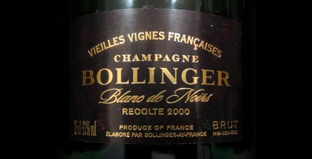 Bollinger Vieilles Vignes Françaises 2000