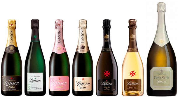 Masterclass Lanson a Roma, le bottiglie