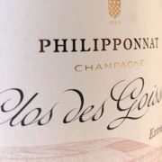 Etichetta champagne Philipponnat Clos des Goisses