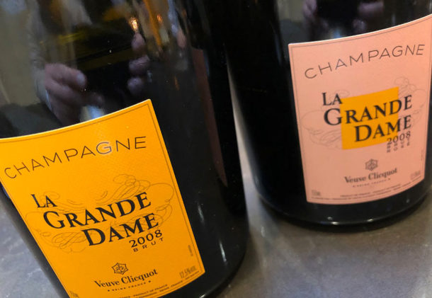 Bottiglie La Grande Dame 2008 brut e rosé