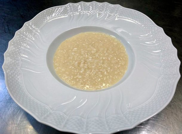 piatto risotto allo champagne