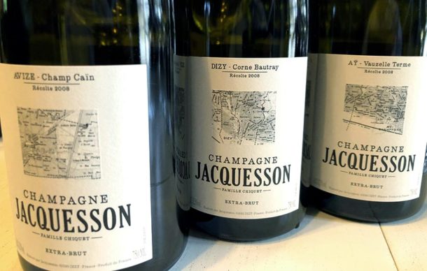 Bottiglie degustazione Jacquesson 2008