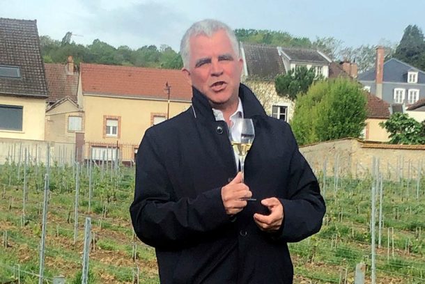 Olivier Krug con la guida Grandi Champagne 2018