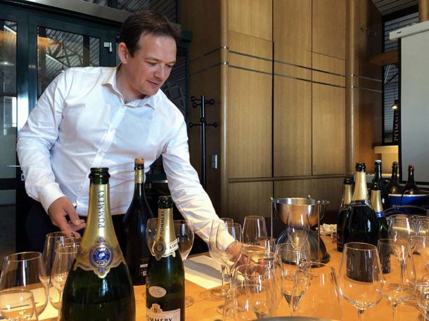 Degustazione con lo chef de cave di Pommery Clément Pierlot