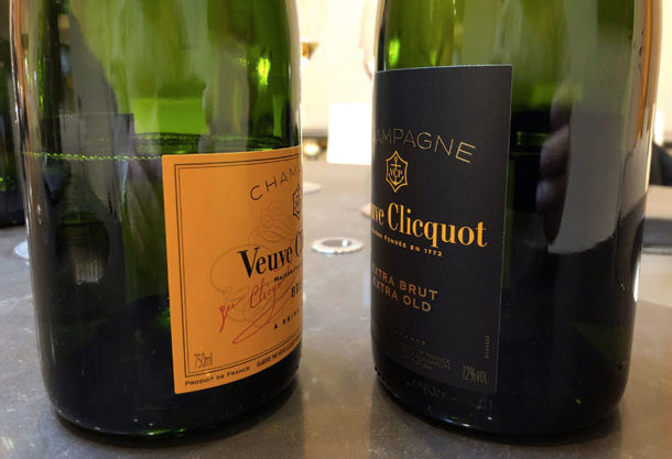 Bottiglia champagne Veuve Clicquot