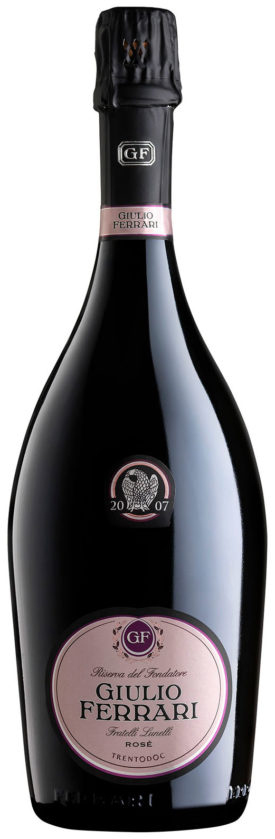 Bottiglia Giulio Ferrari rosé 2007